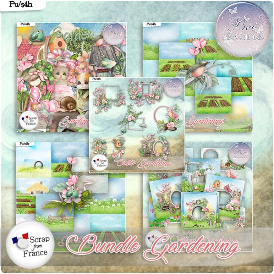 Gardening Bundle (PU/S4H) by Bee Creation - Click Image to Close