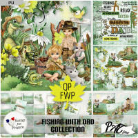 Fishing with Dad - Collection by Pat Scrap