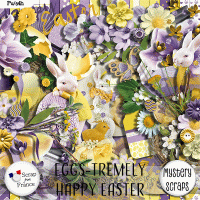 Eggs-tremely Happy Easter kit by Mystery Scraps