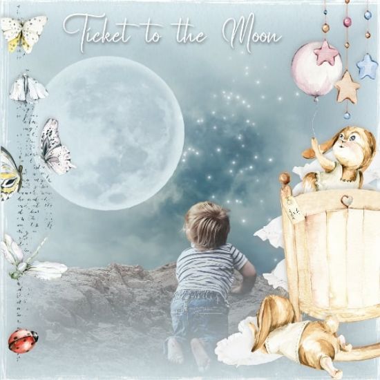 Ticket to the Moon by VanillaM Designs - Click Image to Close