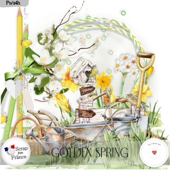 Golden spring by Vanillam Designs - Click Image to Close