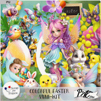 Colorful Easter - Mini-kit by Pat Scrap