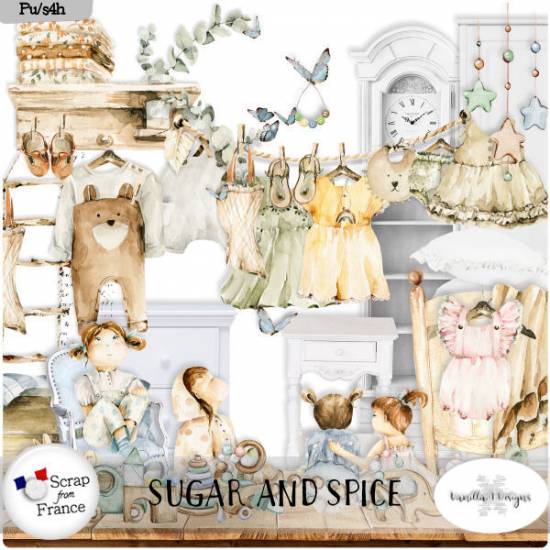 Sugar and spice by VanillaM Designs