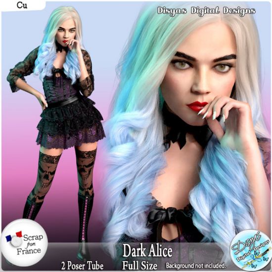 DARK ALICE POSER TUBE PACK CU - FS by Disyas - Click Image to Close