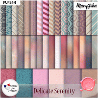 Delicate Serenity Papers by MaryJohn