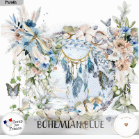 Bohemian blue by VanillaM Designs