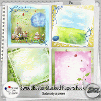 SWEET EASTER STACKED PAPERS FULL SIZE
