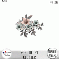 Soft Heart Cluster by Mystery Scraps
