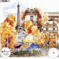 Autumn in Paris by VanillaM Designs