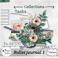 Bullet Journal 1 - minikit by Mariscrap