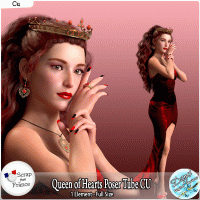 QUEEN OF HEARTS POSER TUBE CU - FULL SIZE