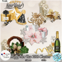 HAPPY NEW YEAR 2022 CLUSTER - FULL SIZE