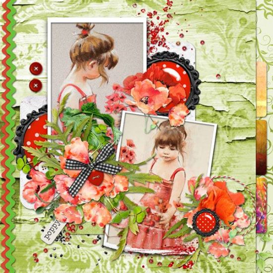Poppy field by VanillaM Designs - Click Image to Close