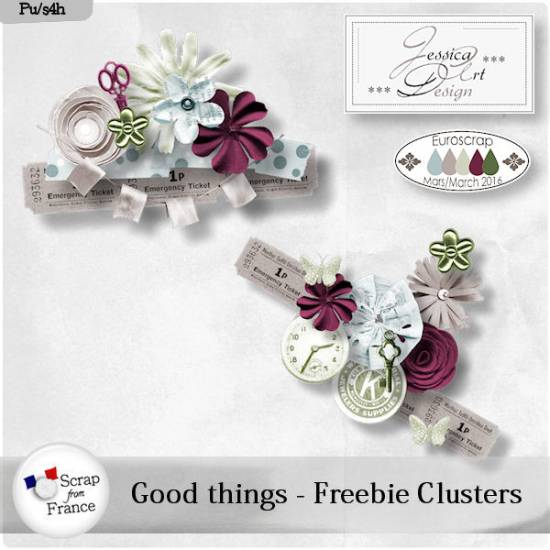 Freebie - Good things clusters by Jessica art-design
