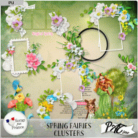 Spring Fairies - Clusters by Pat Scrap