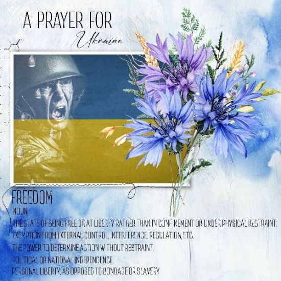 A prayer for Ukraine by VanillaM Designs - Click Image to Close