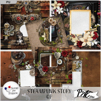 Steampunk Story - QP by Pat Scrap
