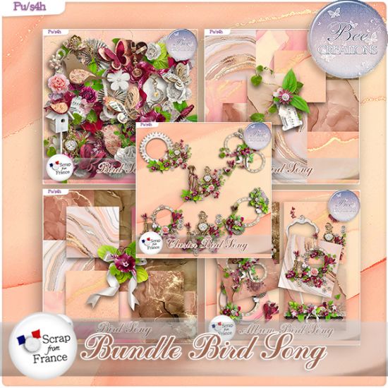 Birds Song Bundle (PU/S4H) by Bee Creation - Click Image to Close
