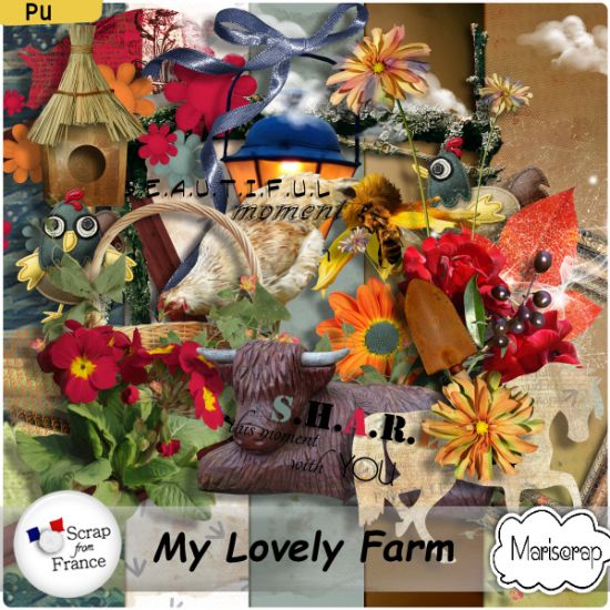 My Lovely Farm - minikit by Mariscrap - Click Image to Close