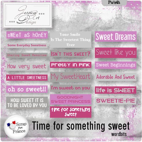 Time for something sweet * wordbits * by Jessica art-design - Click Image to Close