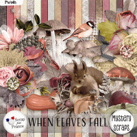 When Leaves Fall kit by Mystery Scraps