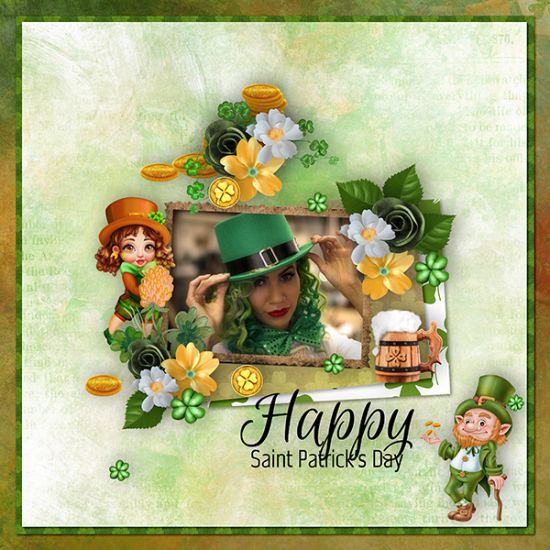 Lucky Charm - Mini - Kit by Pat Scrap - Click Image to Close