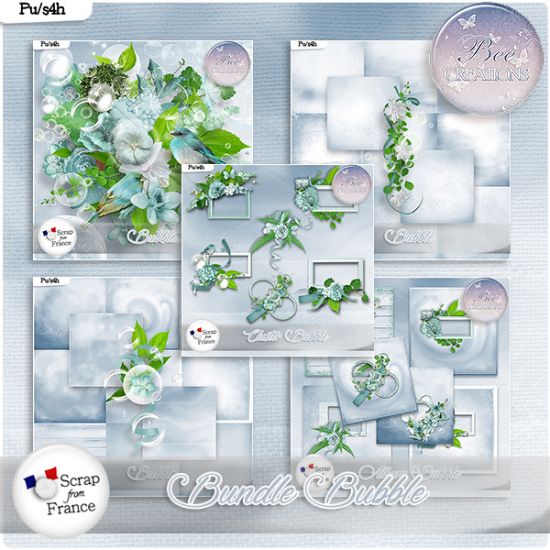 Bubble Bundle (PU/S4H) by Bee Creation - Click Image to Close