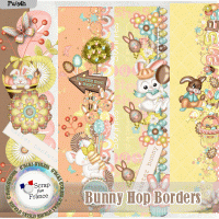 Bunny Hop Borders By Crystals Creations