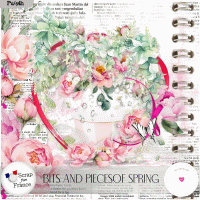 Bits and pieces of spring by VanillaM Designs