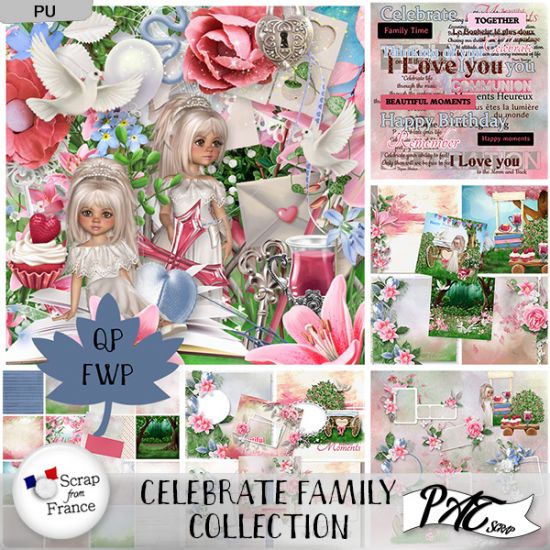 Celebrate Family - Collection by Pat Scrap - Click Image to Close