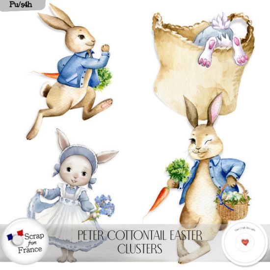 Peter Cottontail Easter by VanillaM Designs - Click Image to Close