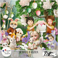 Joyful Easter - Kit by Pat Scrap