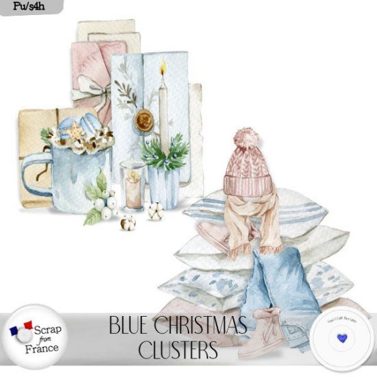 Blue Christmas by VanillaM Designs - Click Image to Close