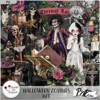 Halloween Zombies - Kit by Pat Scrap