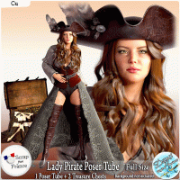 LADY PIRATE POSER TUBE PACK CU - FS by Disyas
