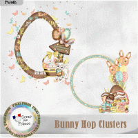 Bunny Hop Clusters - By Crystals Creations