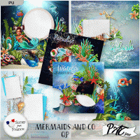 Mermaids and Co - QP by Pat Scrap