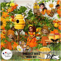 Protect Bees - Mini-Kit by Pat Scrap
