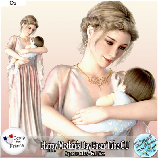 HAPPY MOTHER'S DAY POSER TUBE CU - FULL SIZE - Click Image to Close
