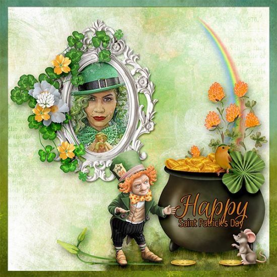 Lucky Charm - Mini - Kit by Pat Scrap - Click Image to Close
