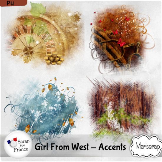 Girl From West - Accents by Mariscrap - Click Image to Close