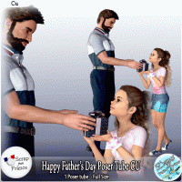 HAPPY FATHERS DAY POSER TUBE - CU