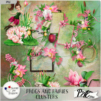 Frogs and Fairies - Clusters by Pat Scrap