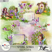 Spring Wings - Clusters by Pat Scrap