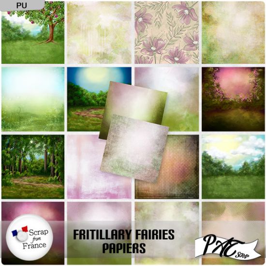 Fritillary Fairies - Kit by Pat Scrap - Click Image to Close