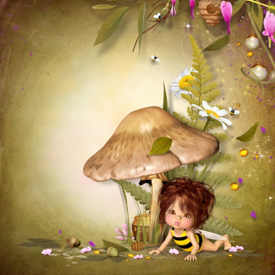 Honey, bees and daisies - Click Image to Close