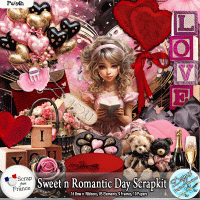 SWEET & ROMANTIC DAY SCRAP KIT - FS by Disyas Designs