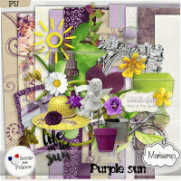 Purple Sun - minikit by Mariscrap