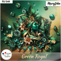 Green Royal Scrapkit by MaryJohn {PU}