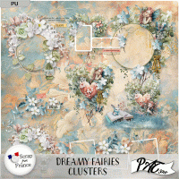 Dreamy Fairies - Clusters by Pat Scrap
